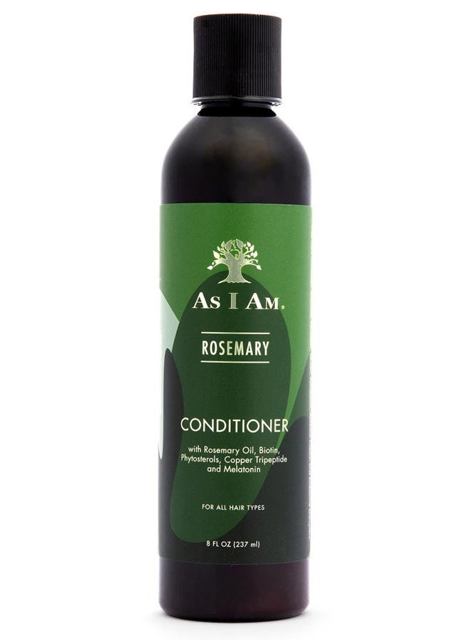 As I Am Rosemary Conditioner 8 oz - with Biotin & Saw Palmetto - Image 1